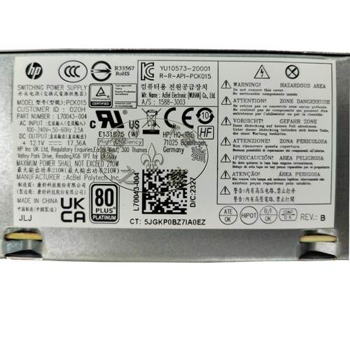 适用惠普280 G3 G4 SFF电源 DPS-180-30A PA-1181-3HV D19-210P1A