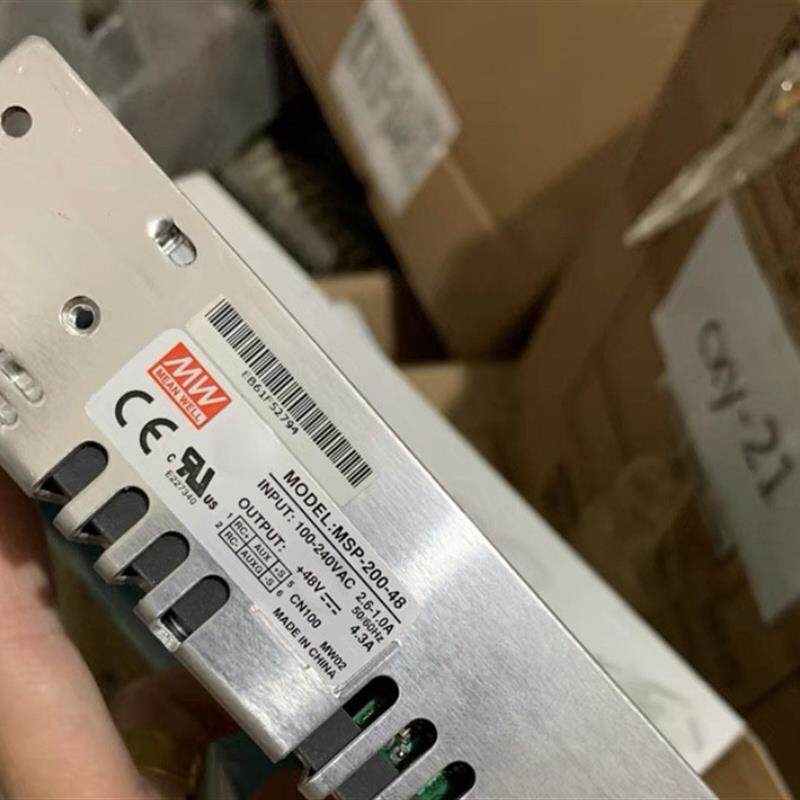 台湾MSP-200-48医疗开关电源200W/48V4.3A内置机壳型带PFC