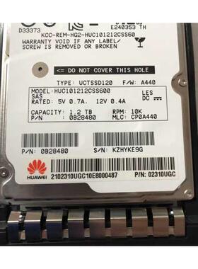 华为 日立 02310UGC 1.2T 10k 2.5寸 SAS V2 V3 HUC101212CSS600