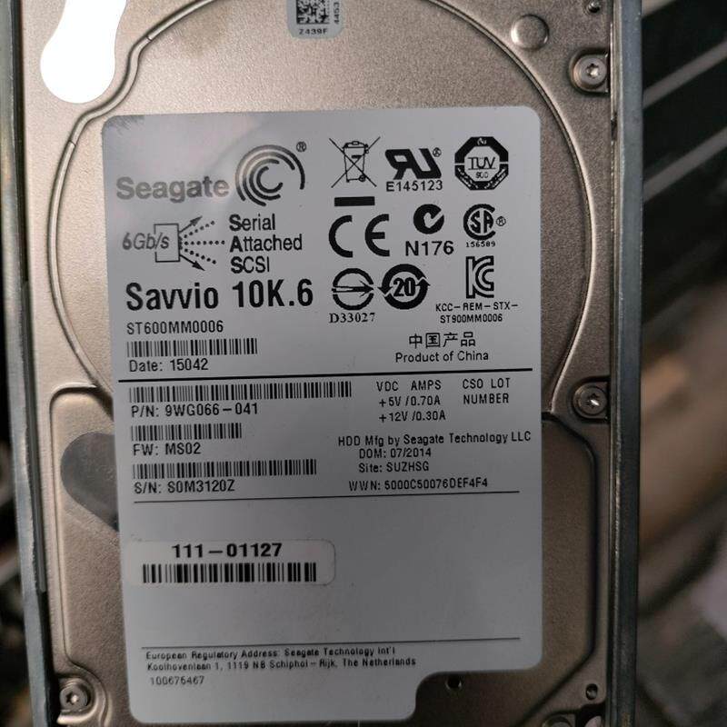 Netapp 111-01127 E-X4051B-R6 600G 10K SAS E2600 E2700 硬盘