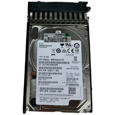 HP 832983-001 832511-001 832520 1TB 2.5 SAS 12G ST1000NX0453