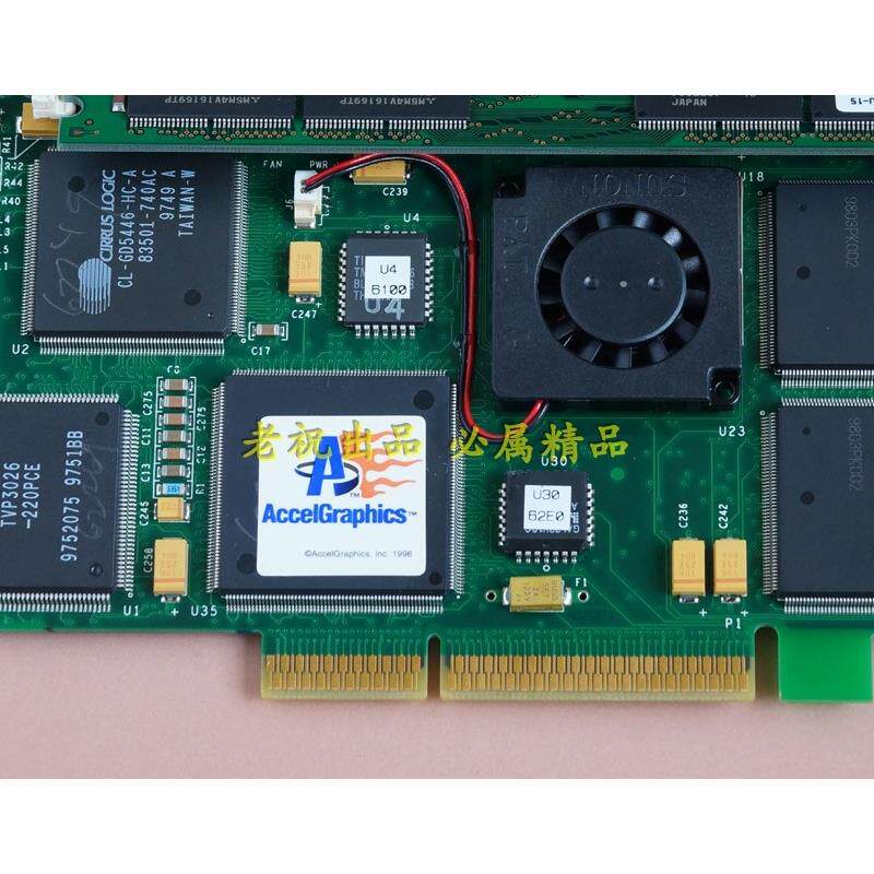 全新 Accel Eclipse 3D Pro 32MB AGP 3DLABS  专业古董绘图卡