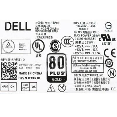 全新  Optiplex 3020 7020 9020 SFF电源  3XRJ0 D255ES-00