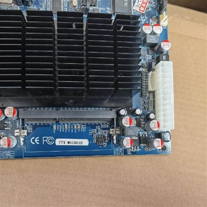 ITX-D525主板IP25X4主板 ITX-M52X61D 17*17工控机 6COM 带PCI