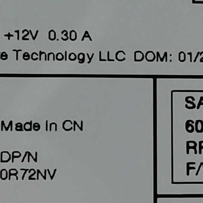 Dell/戴尔 600G SAS 10K 6Gb 2.5寸 0R72NV 08WP8W ST9600205SS