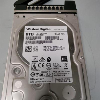 西数 WD 8T SATA 6GB HUS728T8TALE6L4  0B36455拆机现货