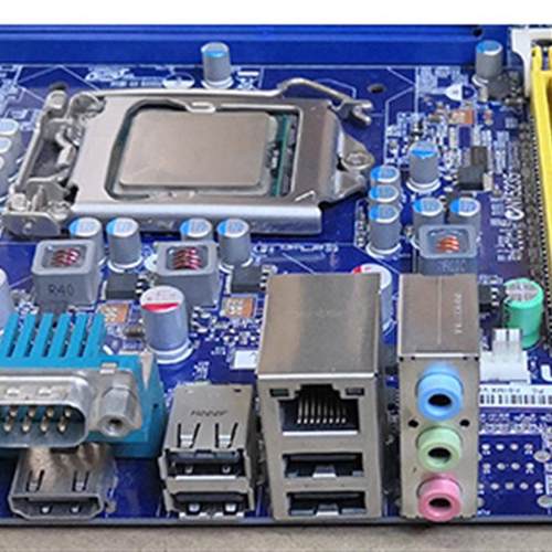 包邮清华同方H61MX V2.0主板1155针DDR3代H61小板送CPU 带双PCI插