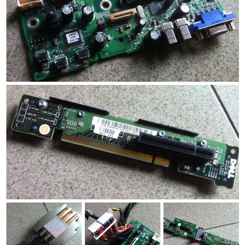 DELL R300开关板 散热器 配电板 扩展板DP317 ky038 WY907 CN728