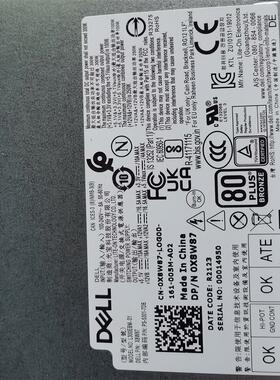 全新DellPrecision T40 3630 3640电源 300wL300EBM-01 X8W87