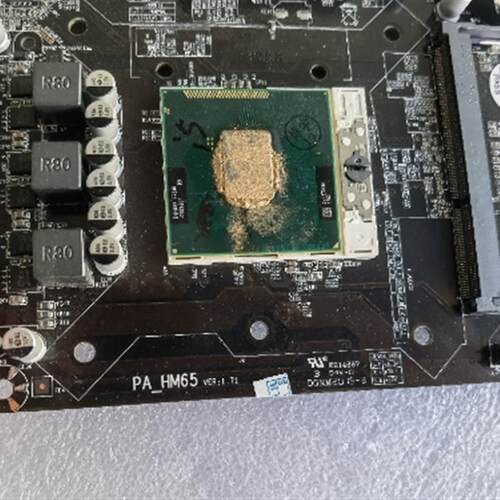 HM65一体机主板工控迷你主板 配I5-2320M CPU LVDS屏17*17CM
