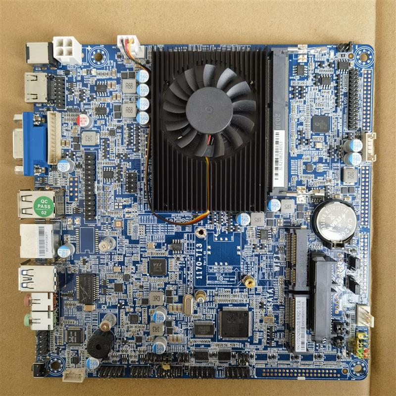 1170-TI3 N2830低功耗ITX主板17X17触控一体机工控板2COM LVDS