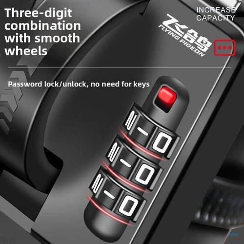 电动汽车头盔锁车把防盗固定摩托车半头盔安全帽密码锁前钩神器