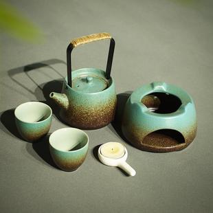 厚院陶瓷温茶炉蜡烛加热煮茶壶家用功夫茶具酒店茶馆煮茶器香薰炉