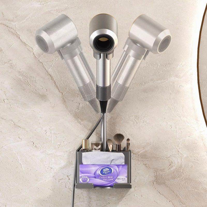 卫生间懒人吹风机支架免手拿风筒解放双手电吹风置物架壁挂免打孔,家庭/个人清洁工具,吹风机置物架,淘宝优惠券,粉丝福利购,淘宝优惠卷