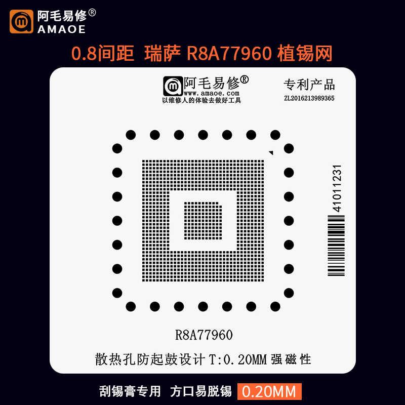 汽车芯片车机导航电脑板CPU钢网 瑞萨 R8A77960 植球台植锡网