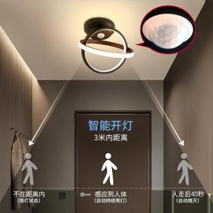 入户门玄关楼梯阳台人体感应过道灯 过道灯走廊灯简约现代网红爆款
