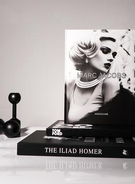 简约现代时尚装饰仿真书轻奢精装外文书画册摆件样板房书房柜陈设