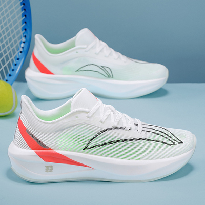 夏季飞电5C碳板儿童减震竞速跑鞋