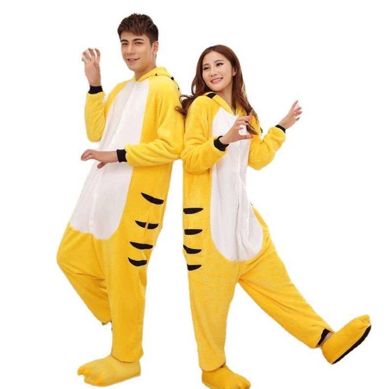 秋冬卡通动物连体睡衣法绒狐狸