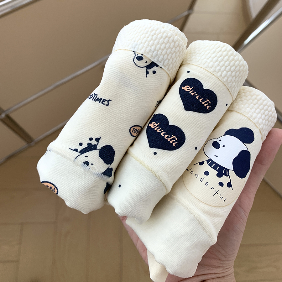 内裤女纯棉抗菌少女可爱加长裆