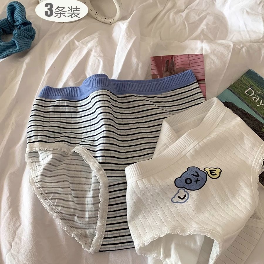 树懒少女可爱卡通纯棉内裤女生短裤夏薄款全棉裆中腰抗菌三角裤头,女士内衣/男士内衣/家居服,女三角裤,淘宝优惠券,粉丝福利购,淘宝优惠卷