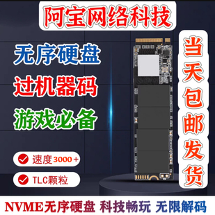 无序硬盘固态M2硬盘 自定义序列号 过机器游戏无SN码无限次修改