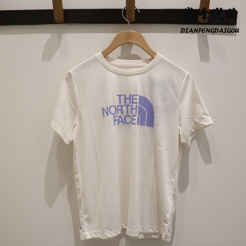 TheNorthFace北面25春夏户外运动透气速干印花圆领短袖T恤女8CK9