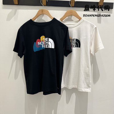 TheNorthFace北面26春夏户外运动纯棉透气印花圆领短袖T恤女8GW4