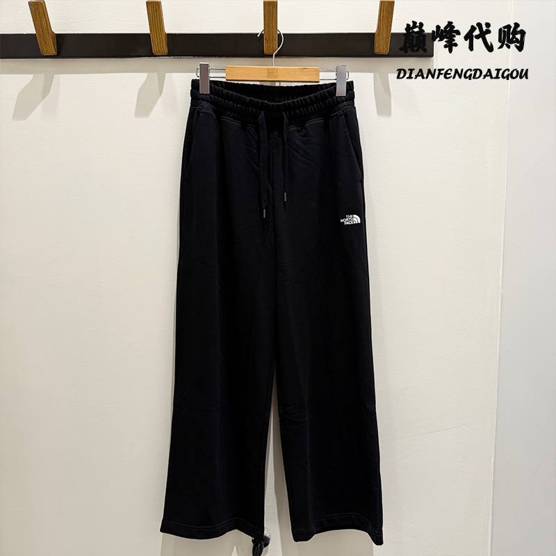 TheNorthFace北面25秋冬户外运动休闲裤针织直筒阔腿长裤女款8F0Z