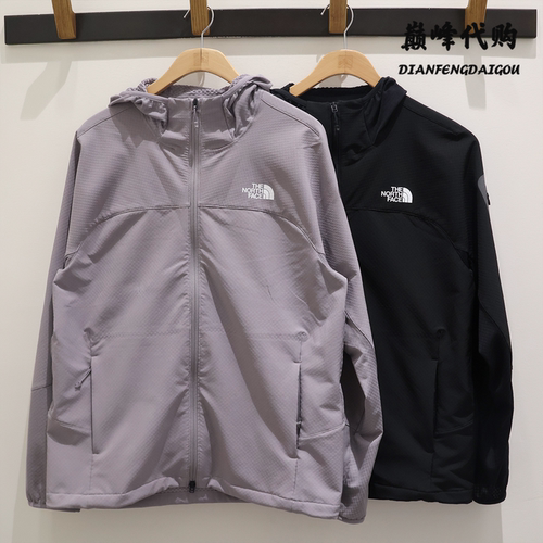 TheNorthFace北面26春夏户外运动棋盘格防风防泼水软壳衣男8HE5