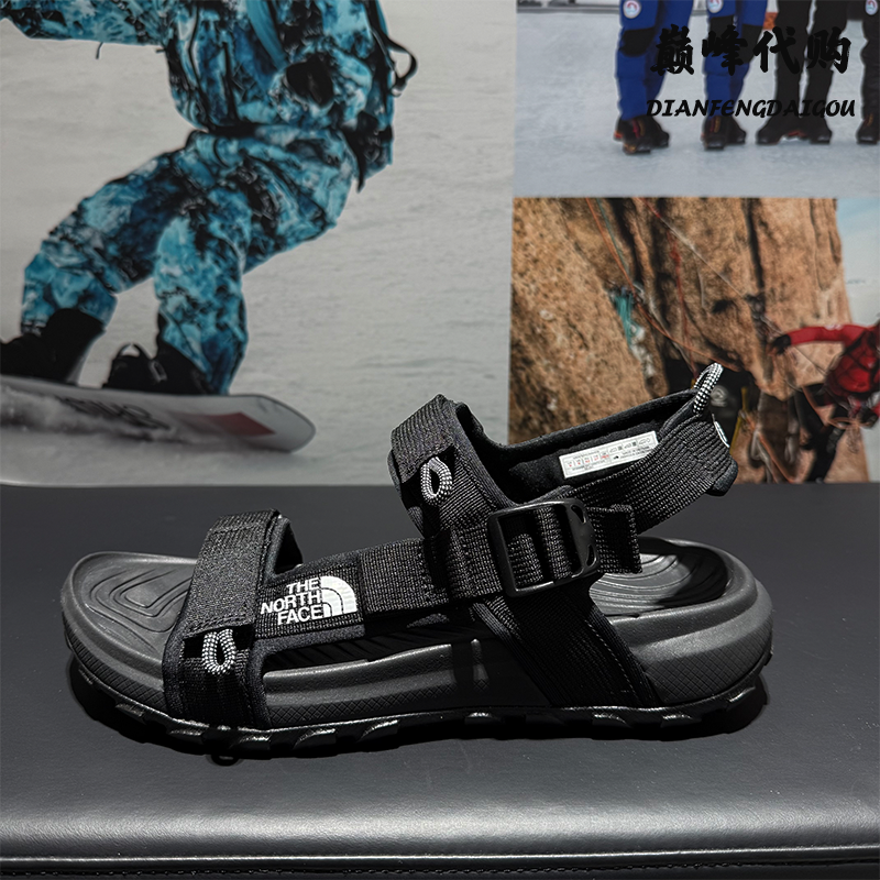 TheNorthFace北面25春夏户外运动休闲轻便抓地耐磨沙滩凉鞋男8A8X