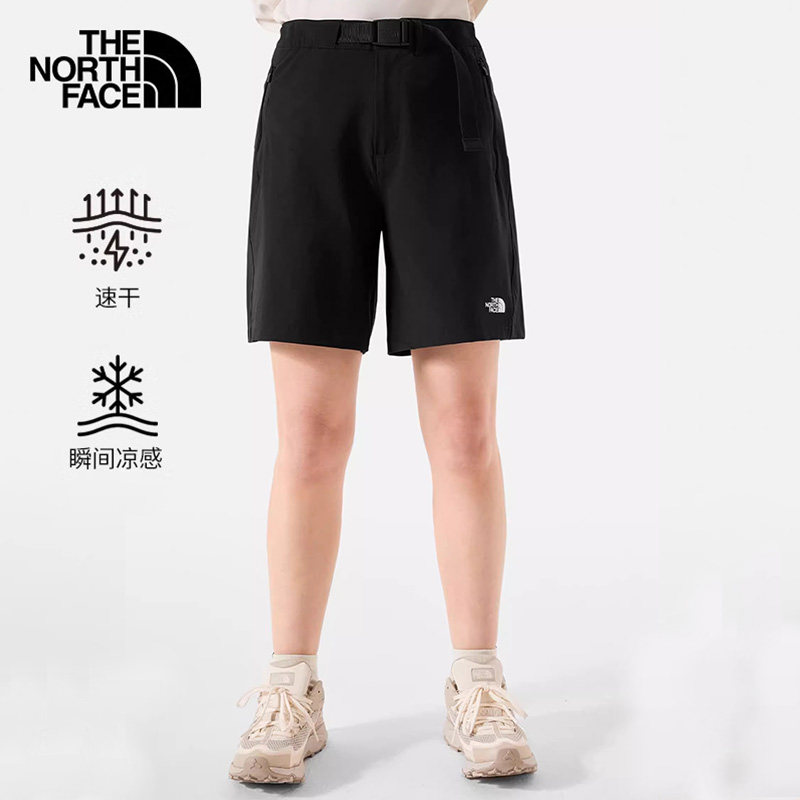 TheNorthFace北面夏季户外女士运动吸湿凉感休闲速干短裤87VP