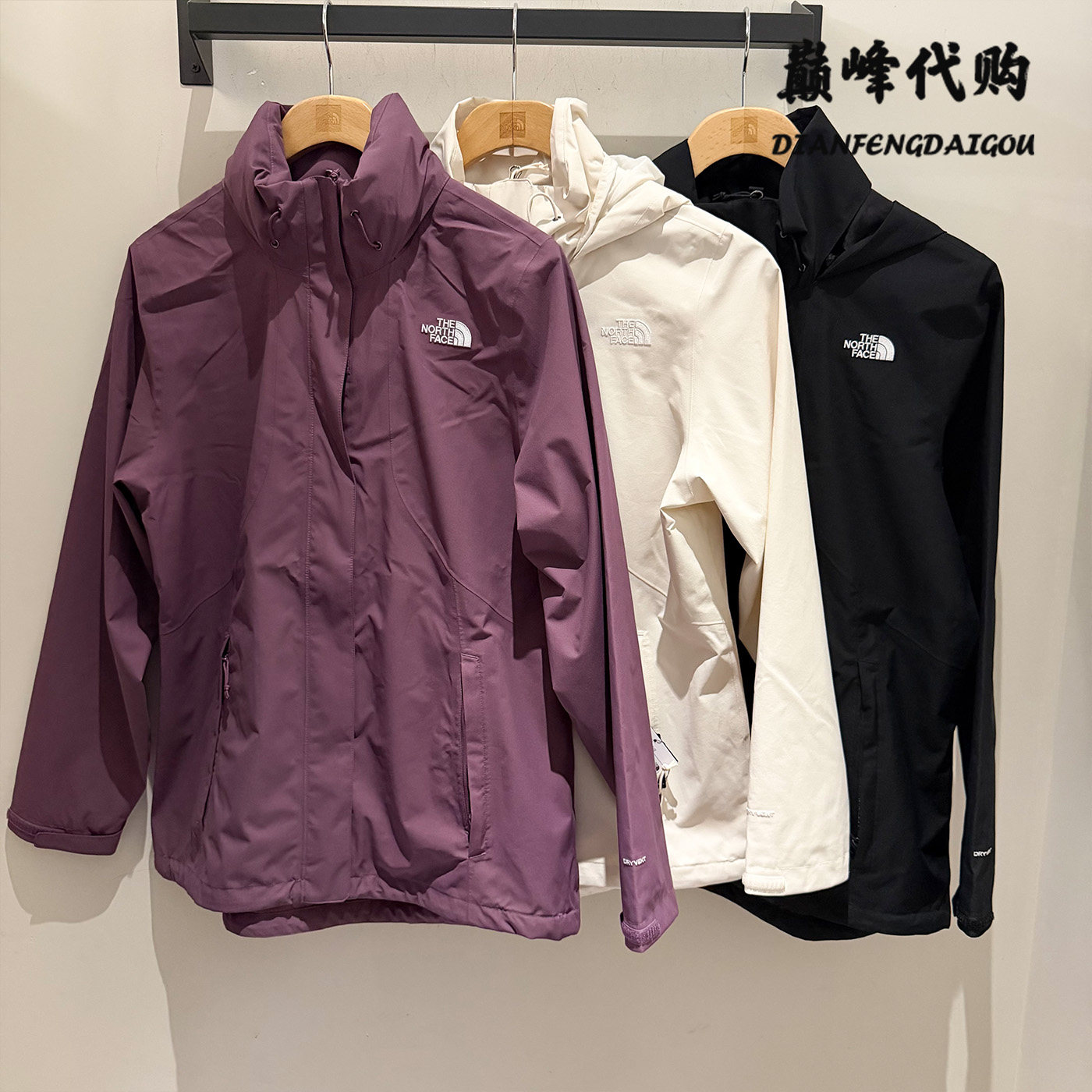 TheNorthFace北面26秋冬户外运动防风防水硬壳冲锋衣外套女款8GGF图片