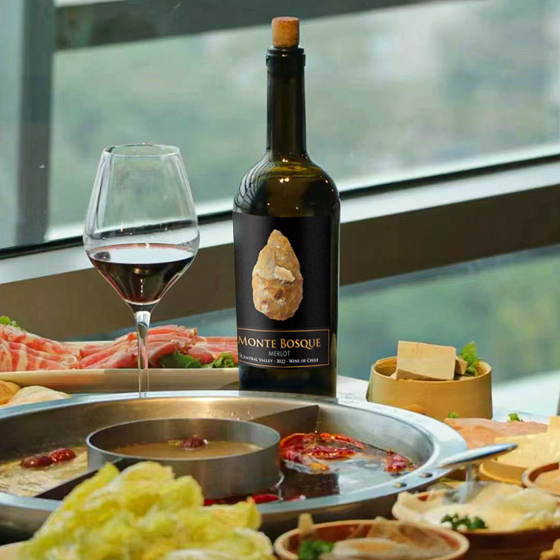 好喝不上头！智利蒙宝石原瓶进口红酒干红葡萄酒微醺/聚会/配餐酒