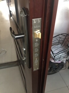 防盗门锁套装 锁具家用把手通用型铁门天车位锁大门锁木门锁房门锁