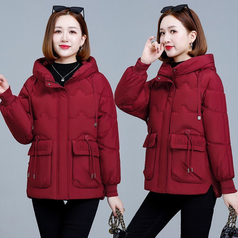 羽绒棉服短款外套女冬季