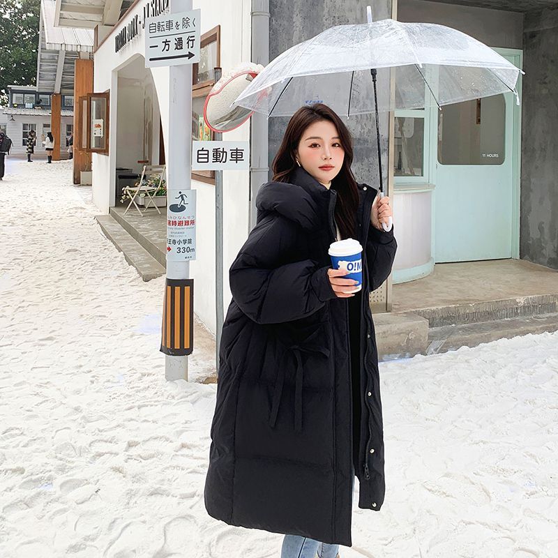 蝴蝶结2024冬新款羽绒服