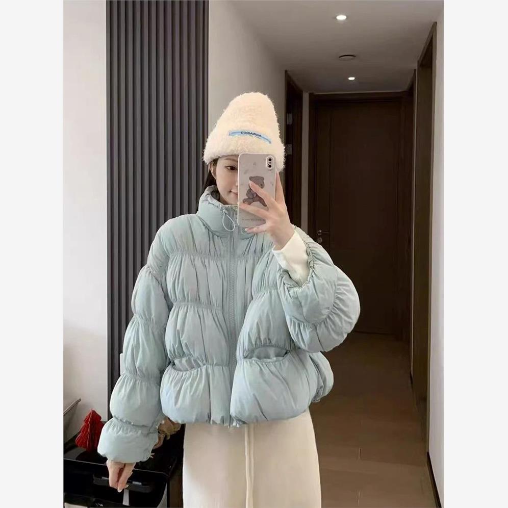 洋气短款羽绒棉服女2025