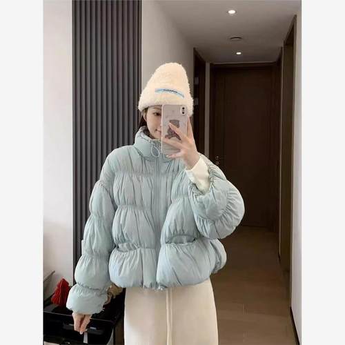 洋气短款羽绒棉服女2025
