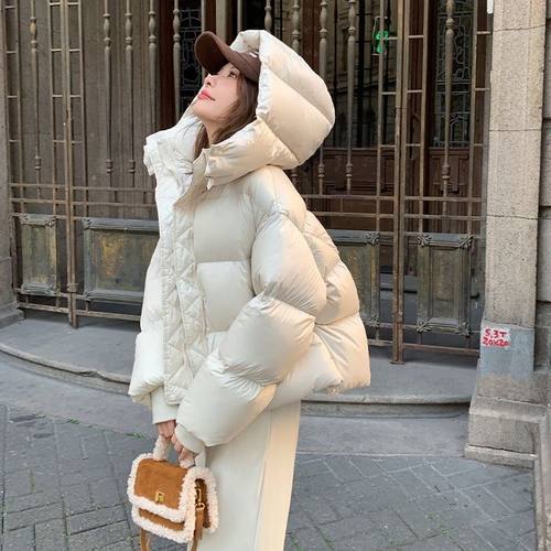 泡芙感加厚羽绒服短款202