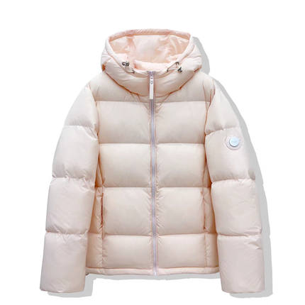 石墨烯泡芙短款羽绒棉服女冬韩系宽松连帽面包服学生加厚保暖棉衣