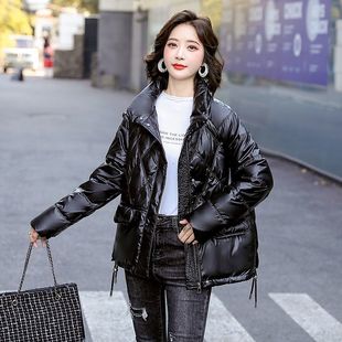 外套 冬装 清仓白鸭绒羽绒服亮面免洗轻薄加厚百搭韩版 鸭绒短款