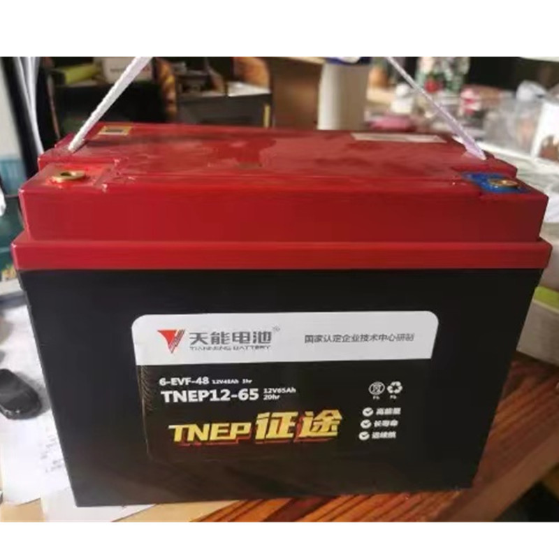 TNEP12-65天能电池 12V65Ah(20hr)电动车电瓶 三轮车四轮车蓄电池