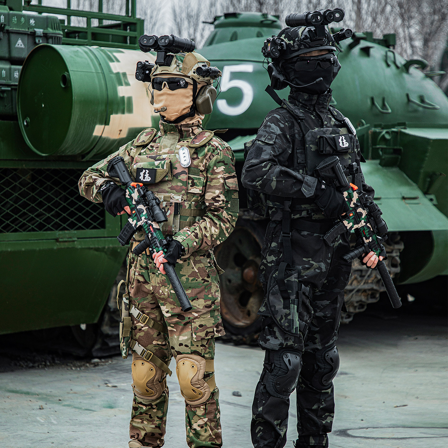 儿童迷彩服特种兵套装男女生户外军训服战术装备三角洲行动作战服