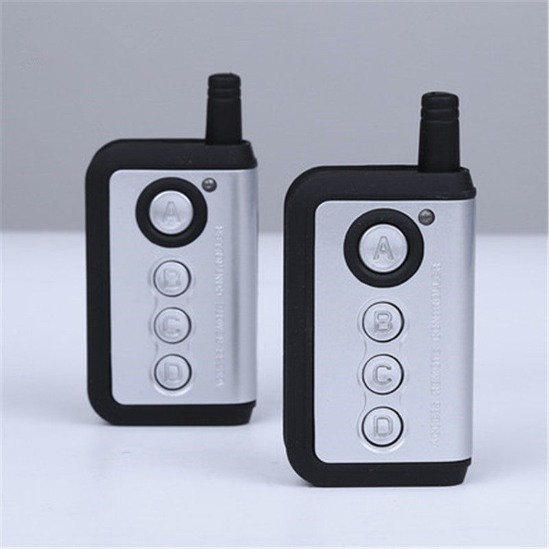 四键银色远距离无线4键遥控器汽车LED灯具电机正反转水泵开关手柄