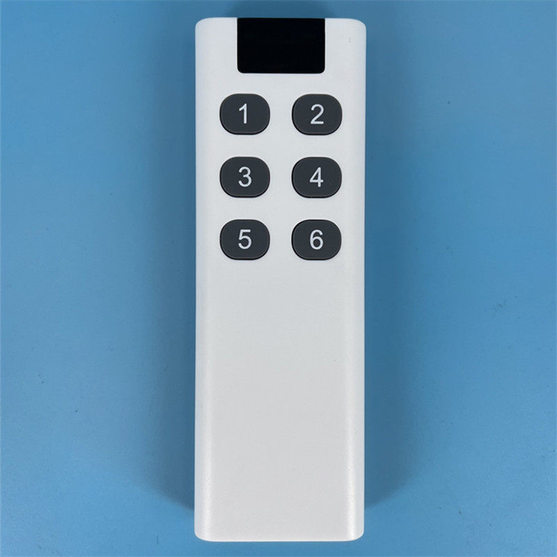 6键无线遥控器展厅灯具智能开关315M六键远程发射端模块手柄433M