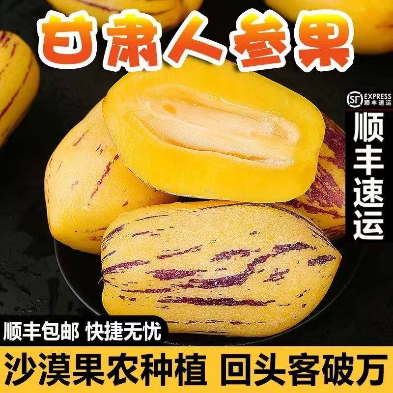 【顺丰快递】甘肃民勤沙漠人参果特级大果黄肉树上熟新鲜应季水果