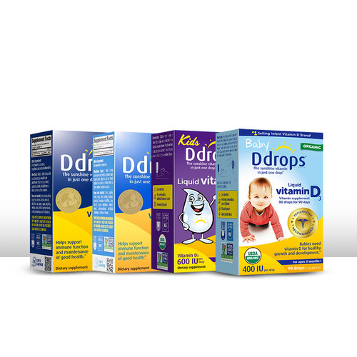 Ddrops滴卓思 维生素D3滴剂 400iu/600iu/1000iu/2000iu【29/05】