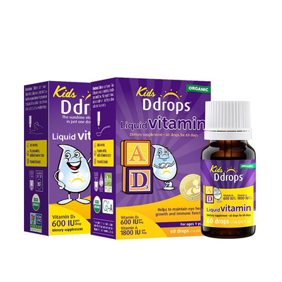 【28/10】Ddrops滴卓思 维生素D3滴剂紫色600iu儿童维生素A+D滴剂