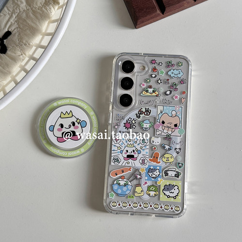 可爱日式趣味插画s25ultra手机壳